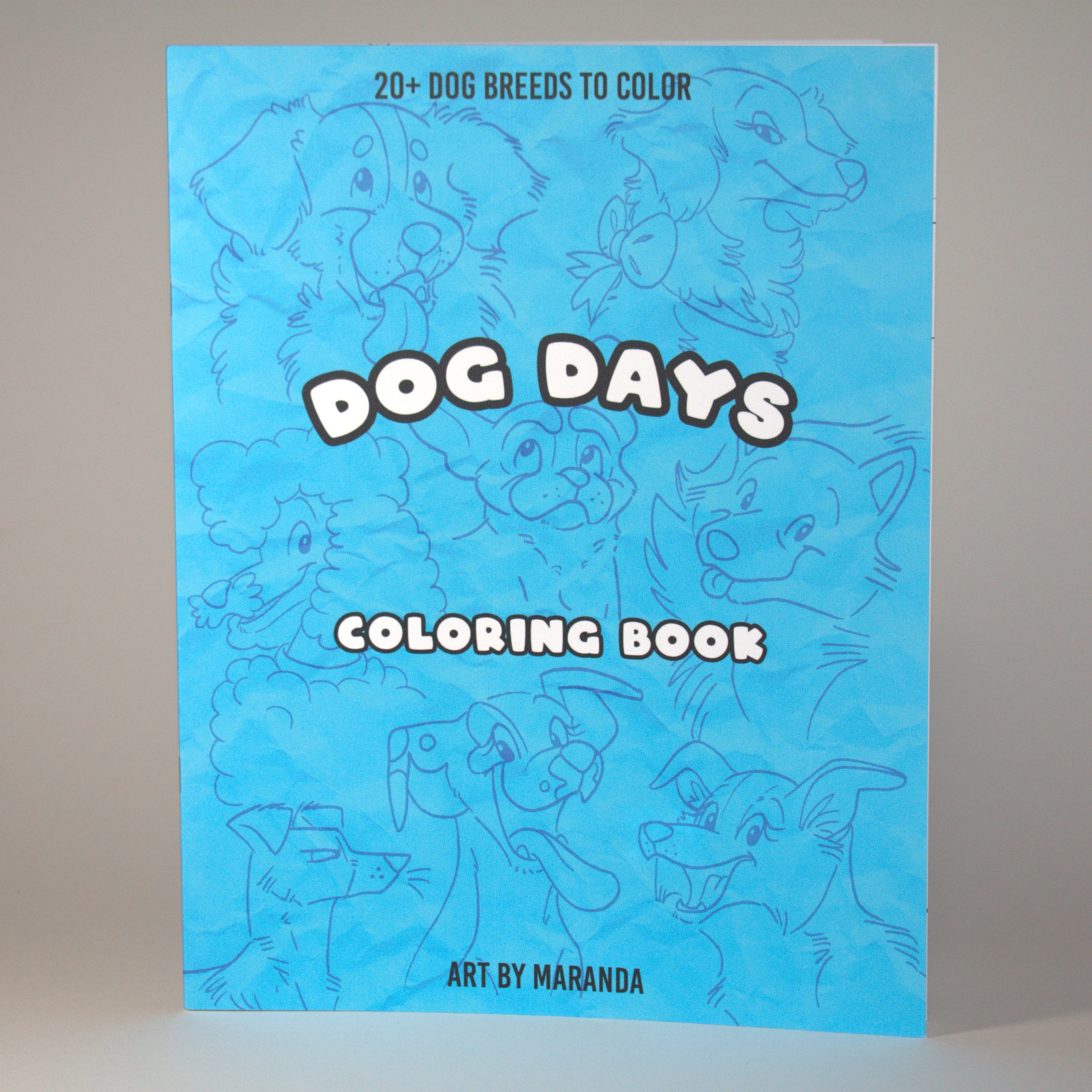 Dog Days Coloring Book