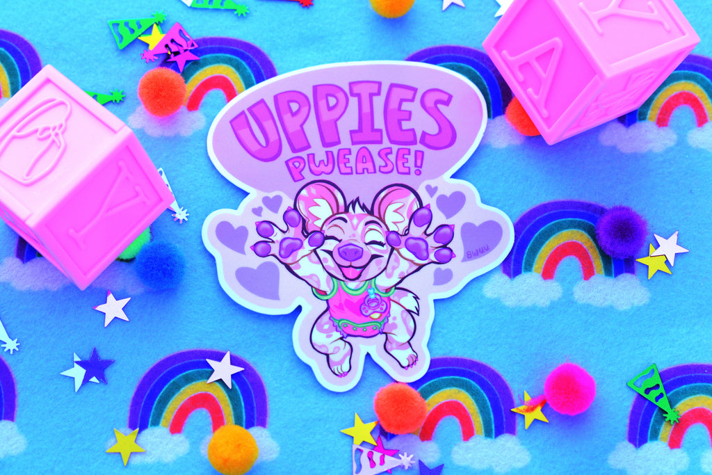 Uppies African Wild Dog Sticker