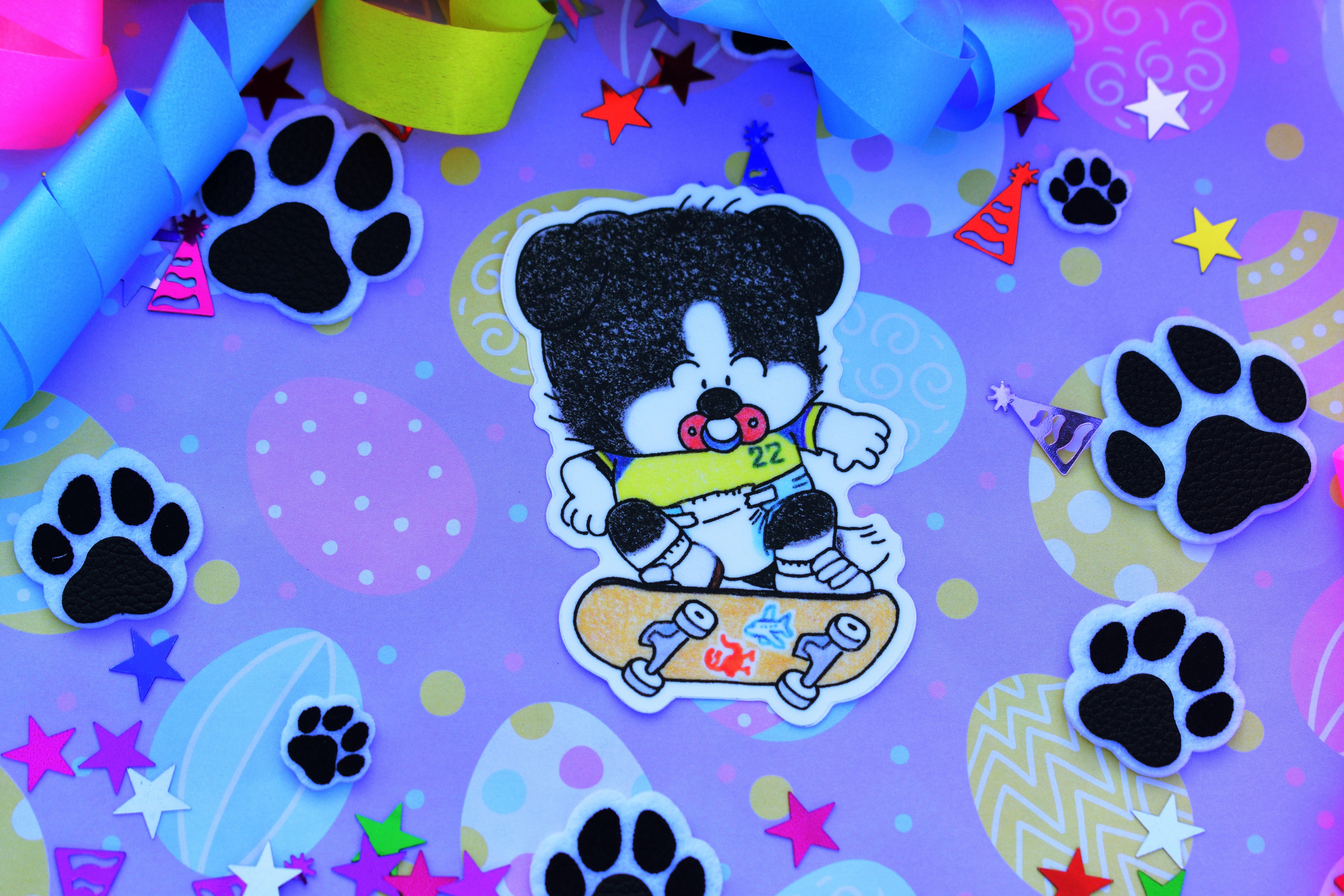 Puppy Pasttimes Stickers (6 Designs)
