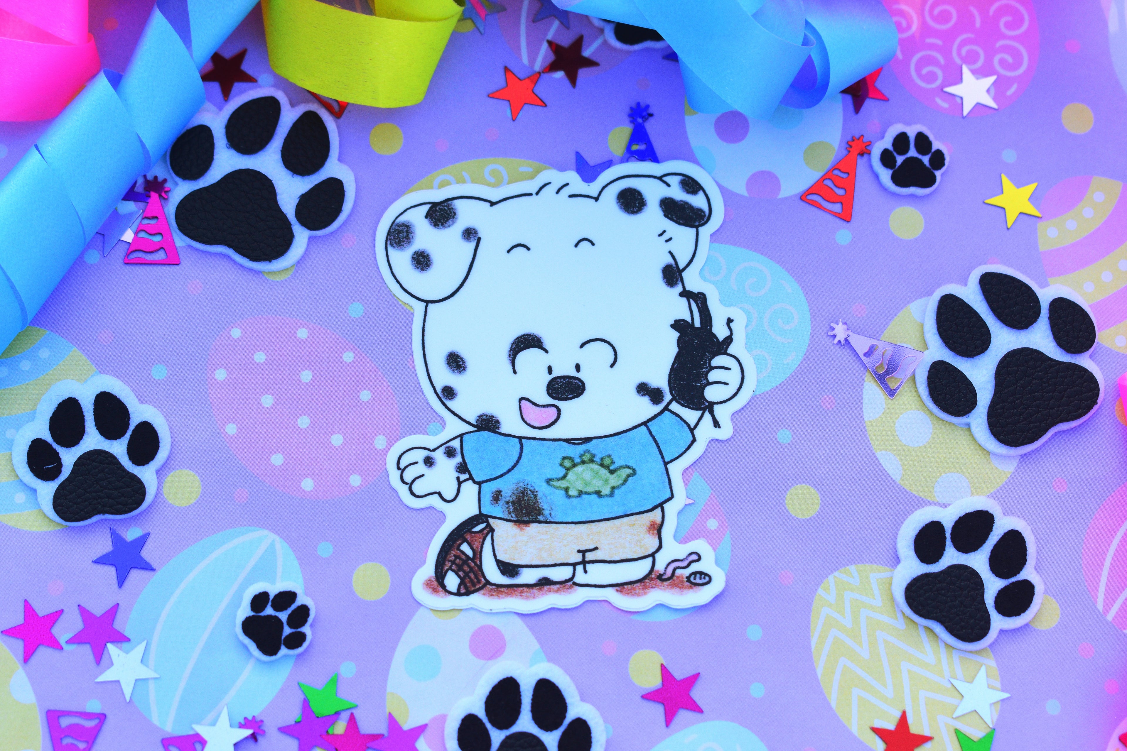 Puppy Pasttimes Stickers (6 Designs)