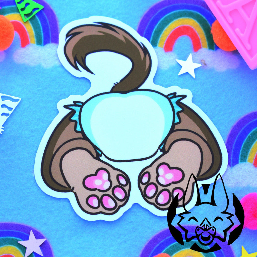 Diapered Butt Sticker