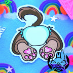 Diapered Butt Sticker