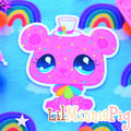 Circus Cookie Bear Sticker