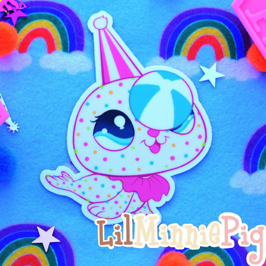 Circus Cookie Seal Sticker