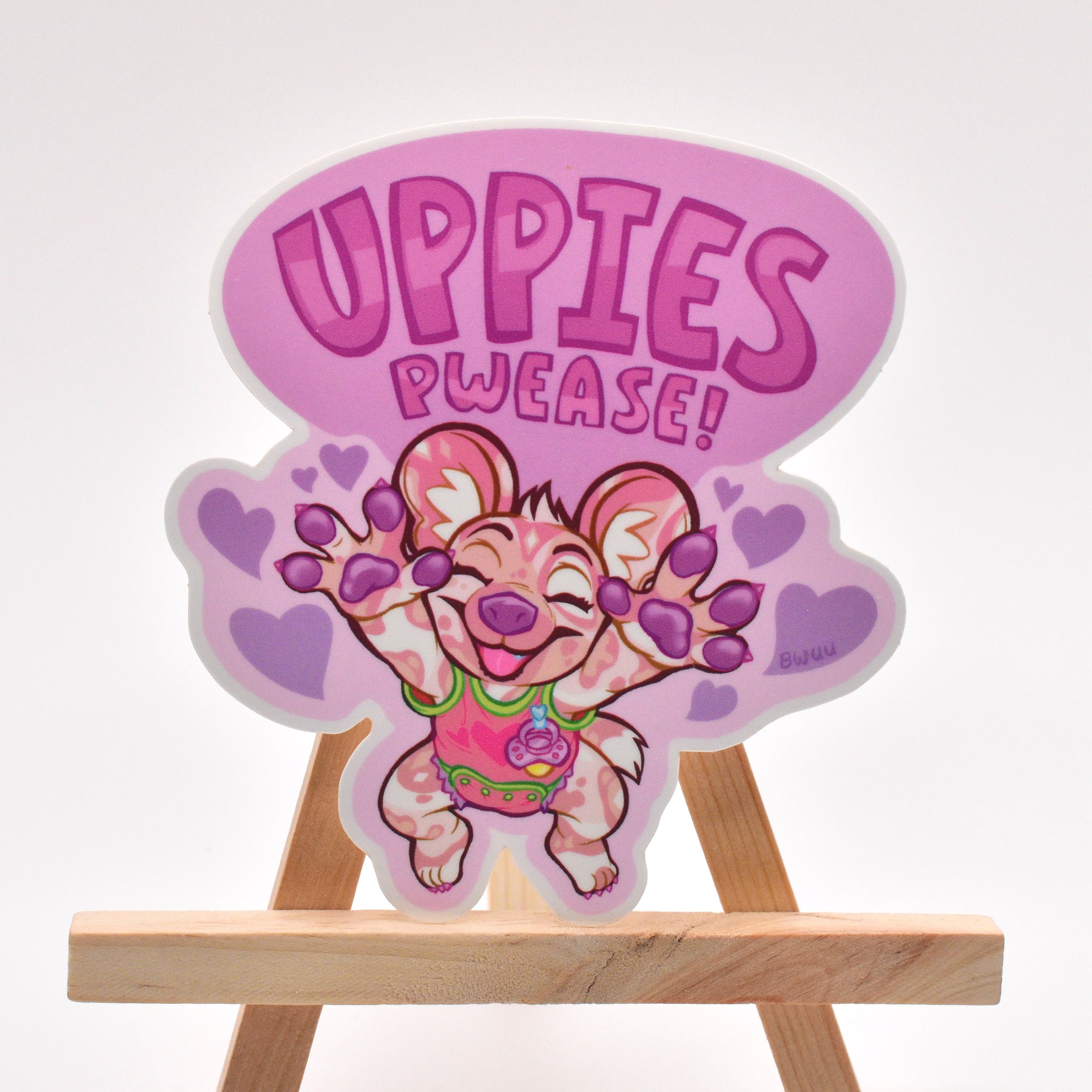 Uppies African Wild Dog Sticker