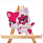 Glitter Cat Sticker