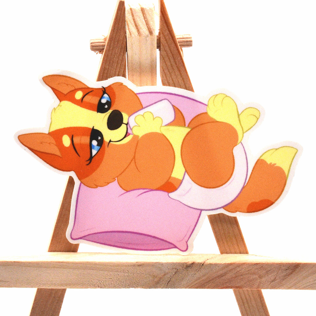 Baby Orange Dog Sticker