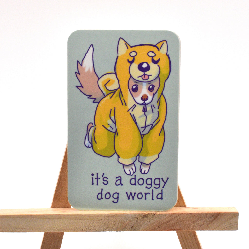 Doggy Dog World Sticker