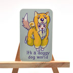 Doggy Dog World Sticker