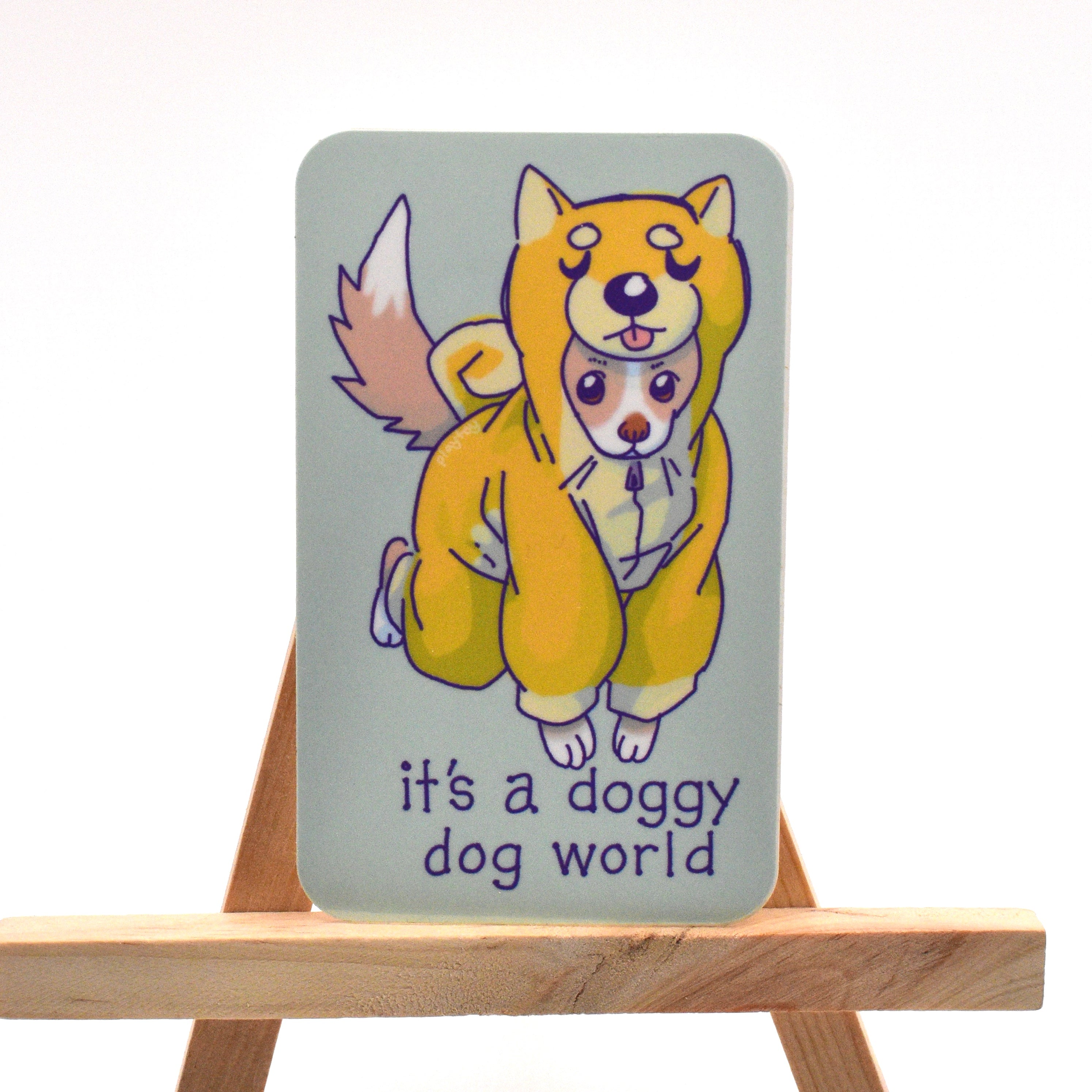 Doggy Dog World Sticker