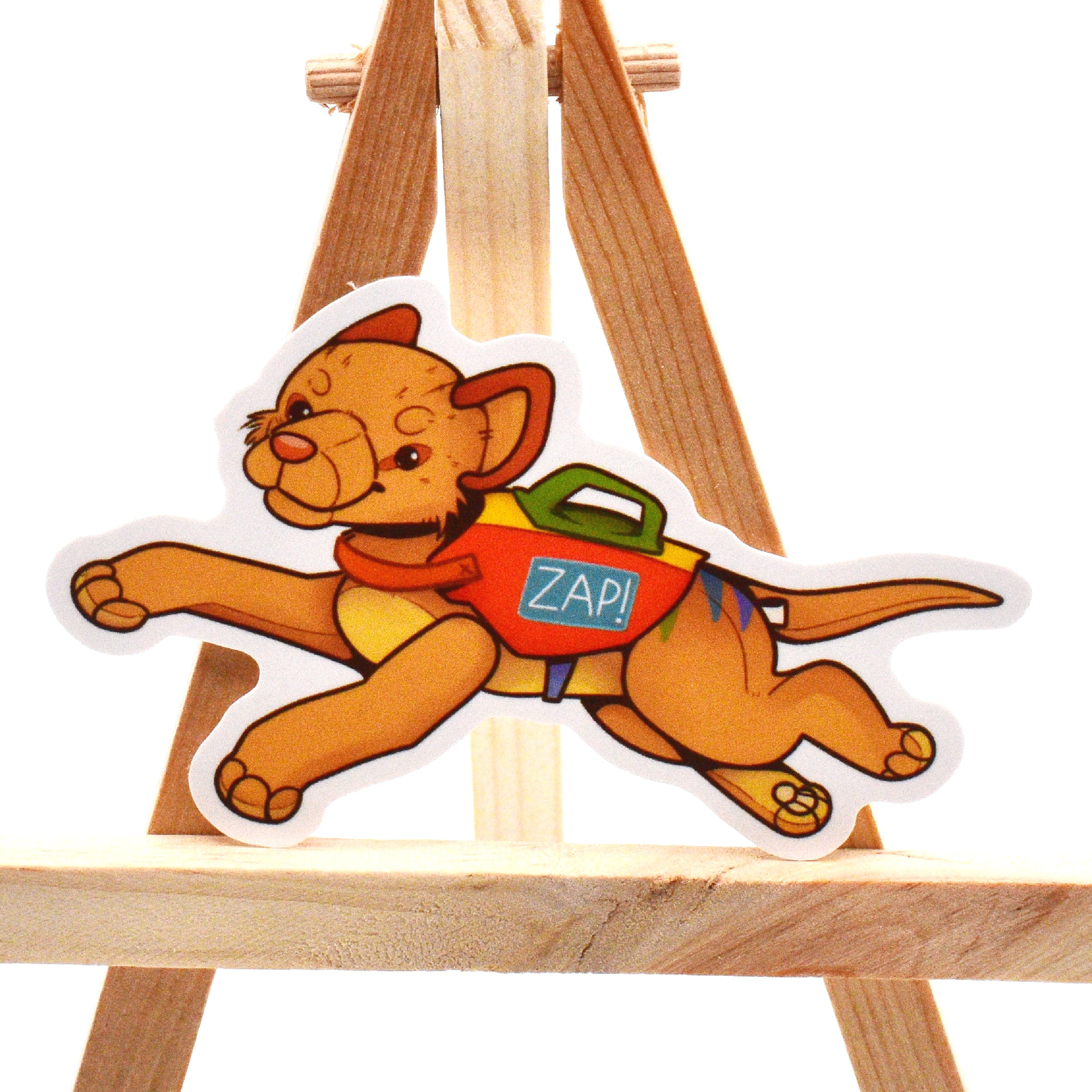 Zap Plush Sticker