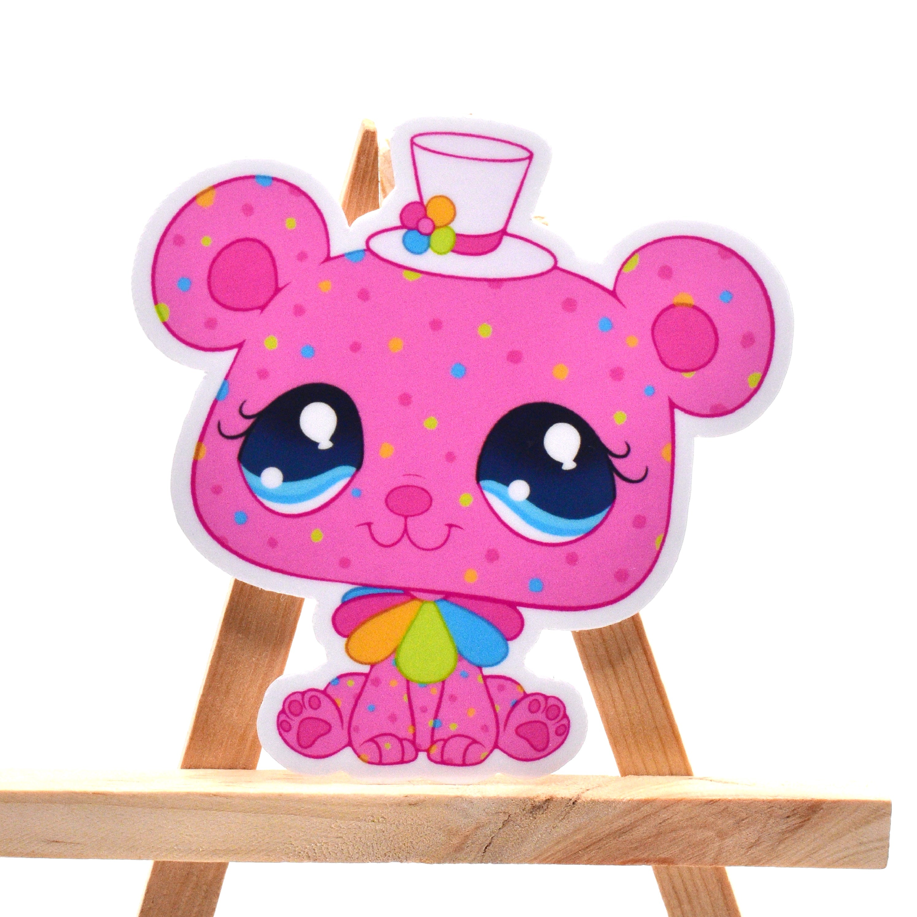 Circus Cookie Bear Sticker