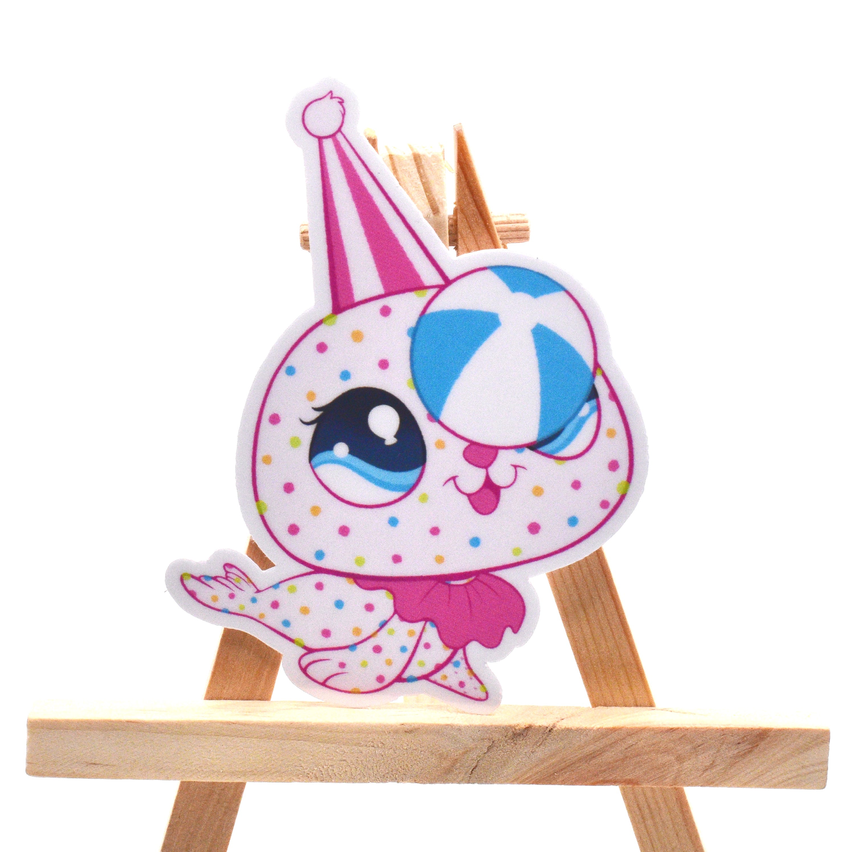 Circus Cookie Seal Sticker