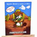 Cowboy Coyote Pin