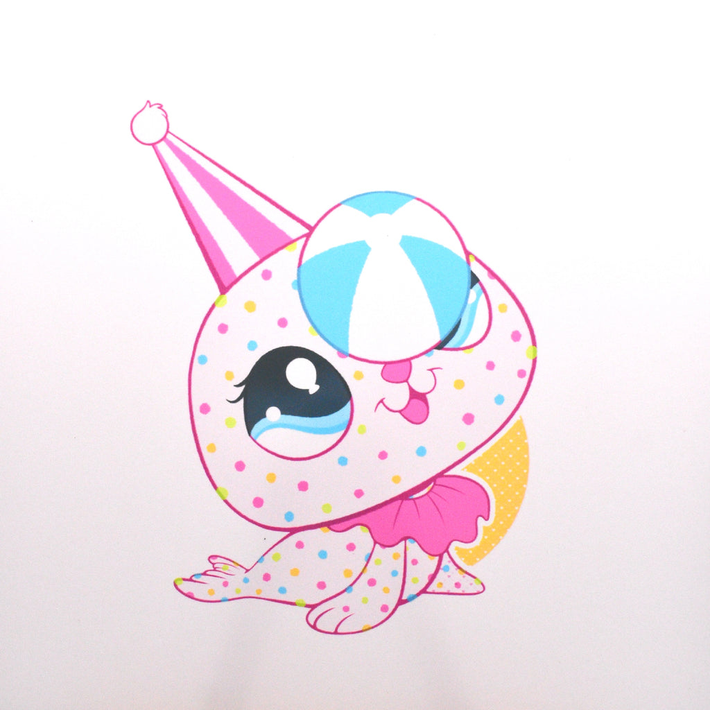 Circus Cookie Seal Print