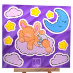 Sleepy Bun Sticker Sheet