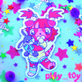 Curious Red Puppy Sticker