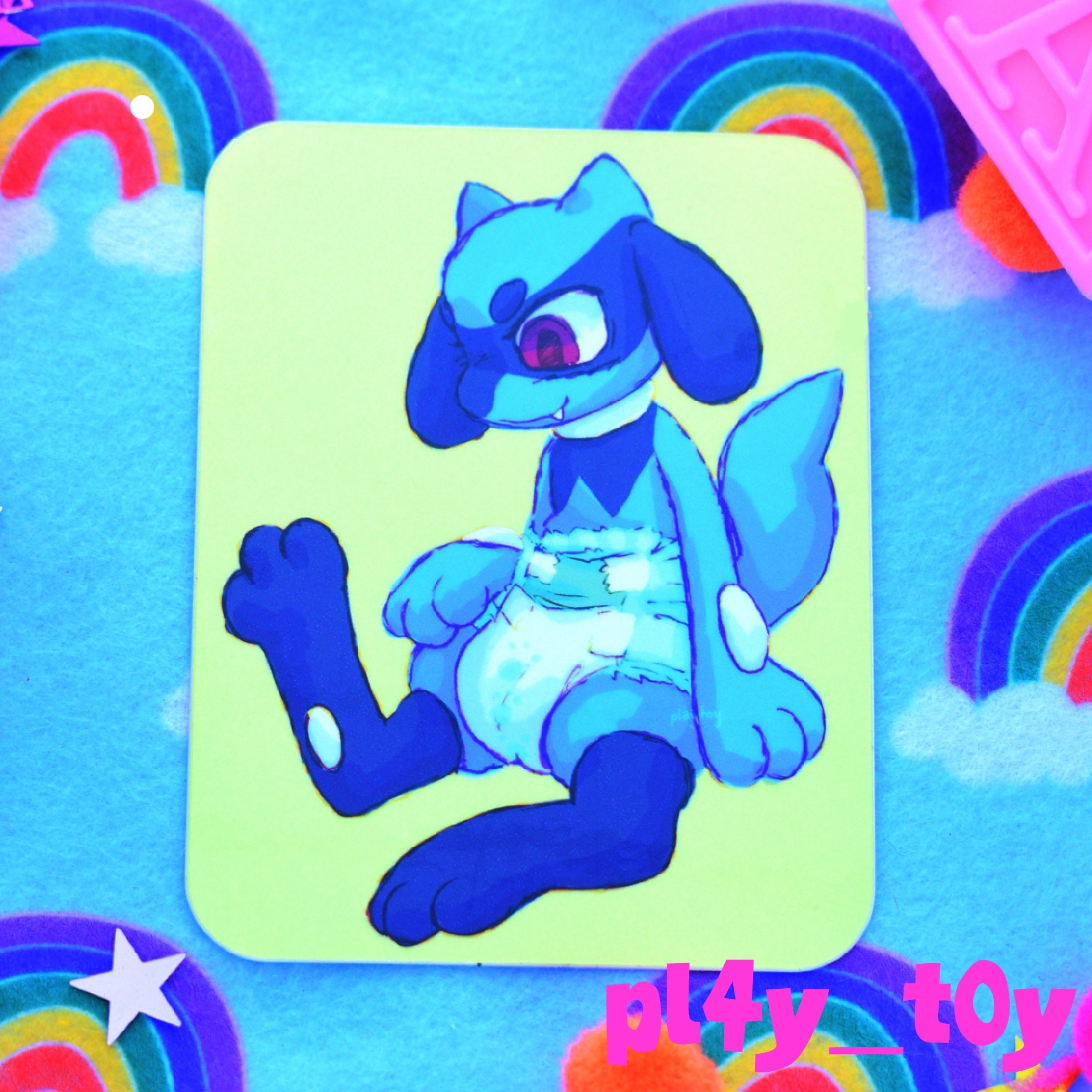 Diapered Puppy Sticker