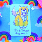 Doggy Dog World Sticker