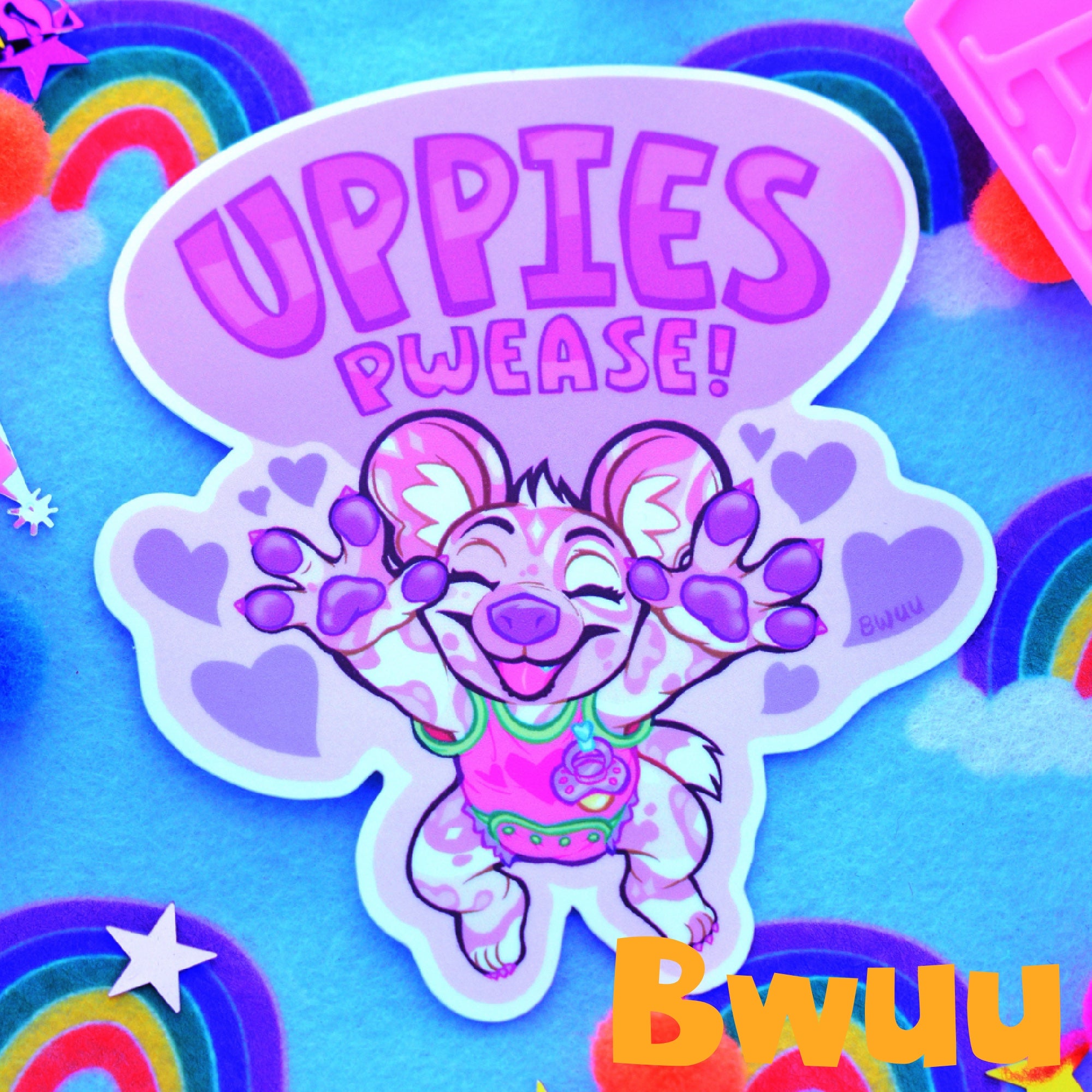 Uppies African Wild Dog Sticker