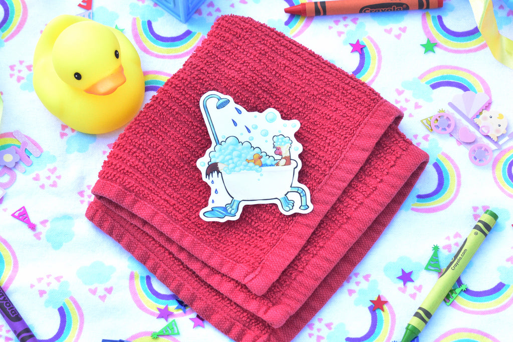 Monkey Bathtub Sticker