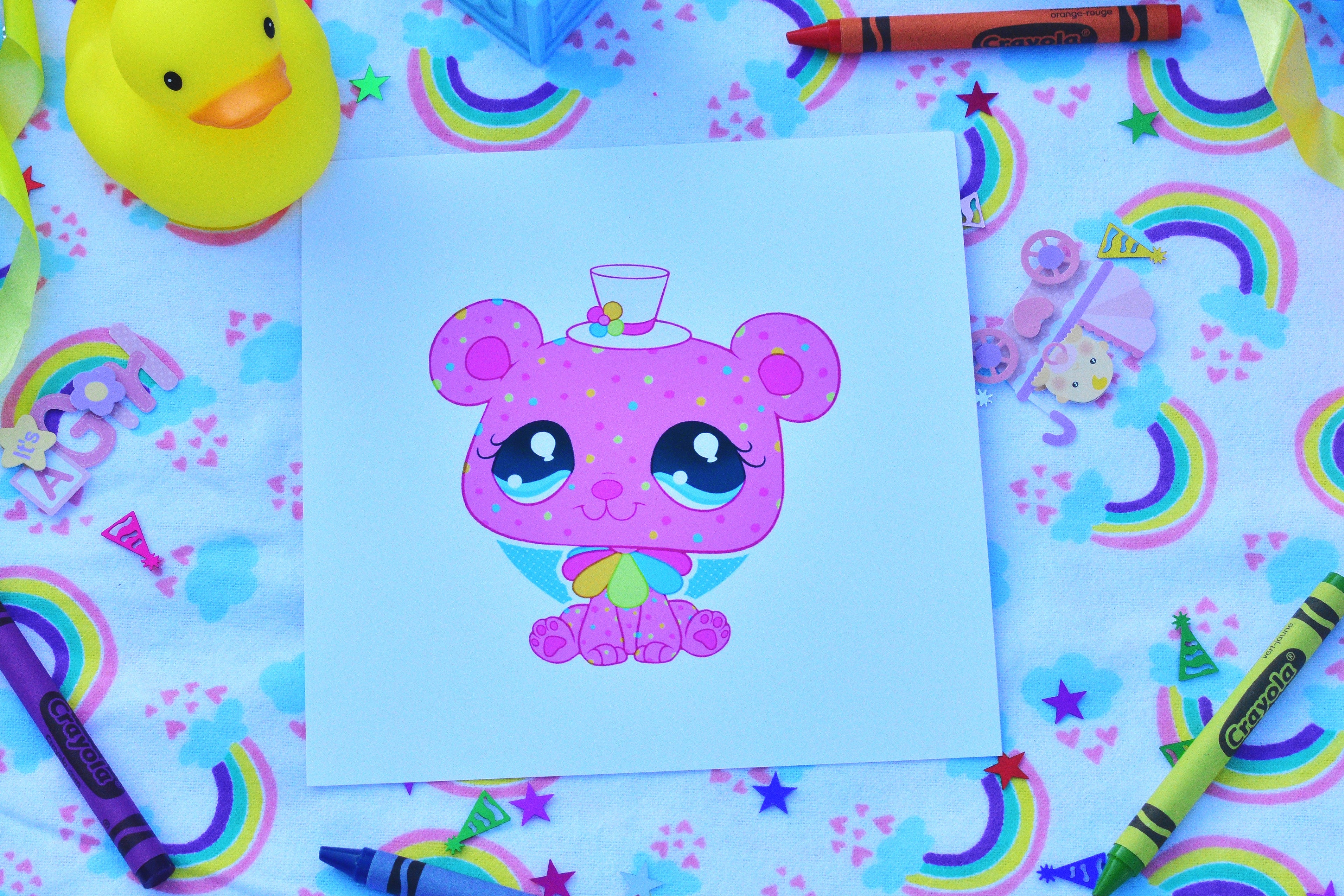 Circus Cookie Bear Print