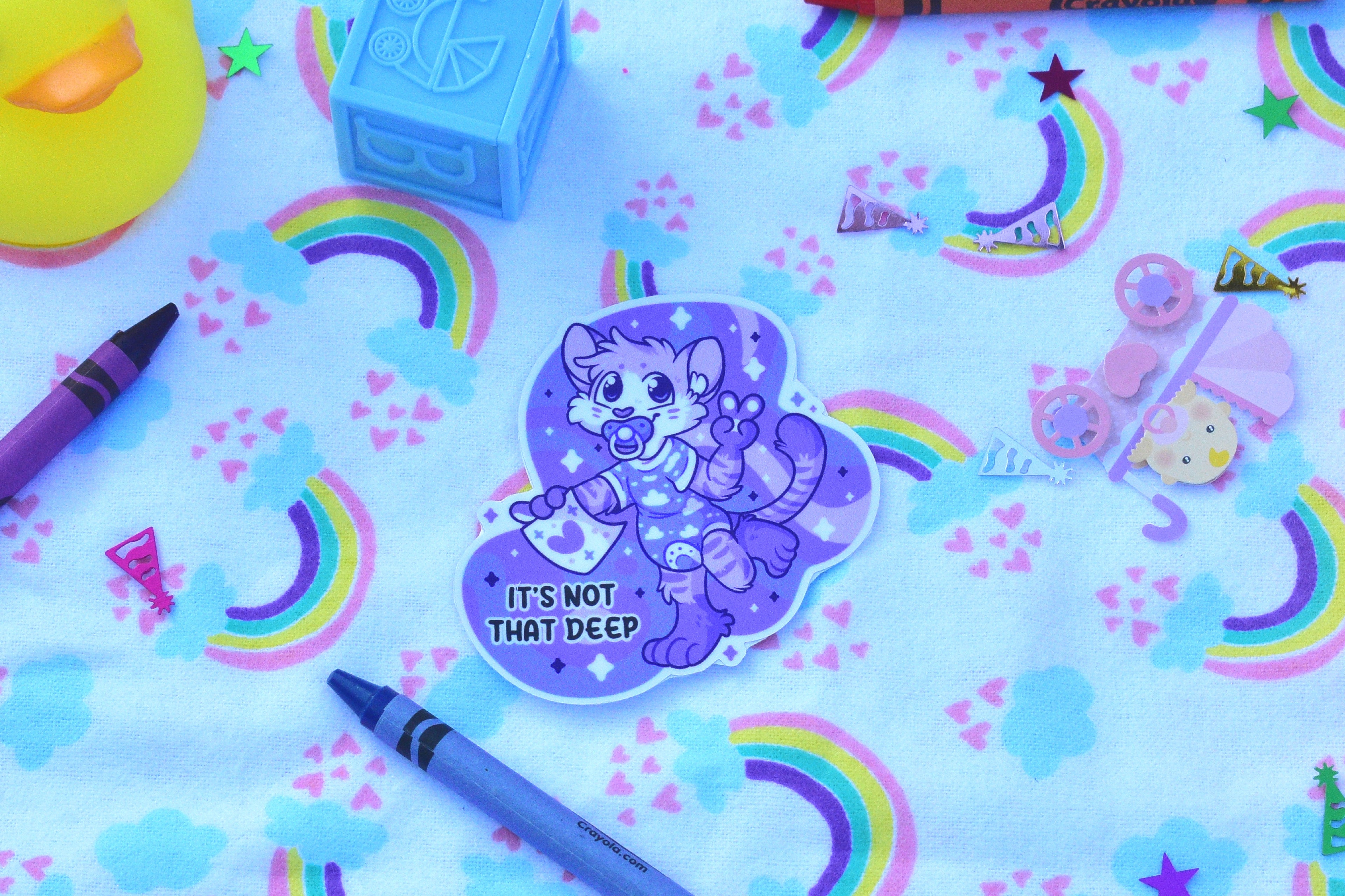 Not That Deep Sticker