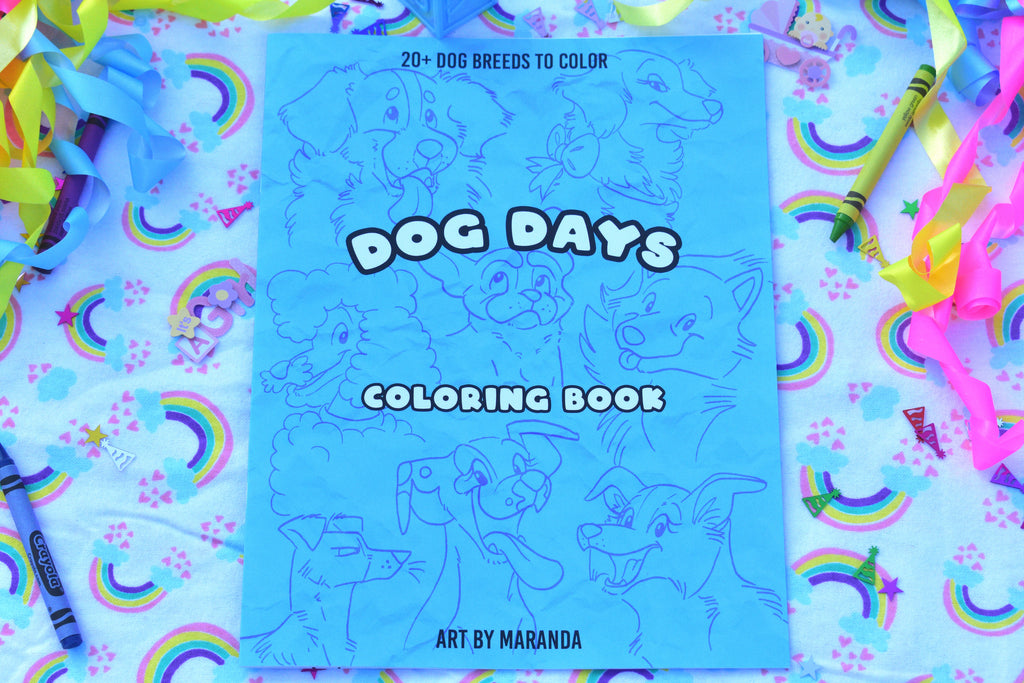 Dog Days Coloring Book