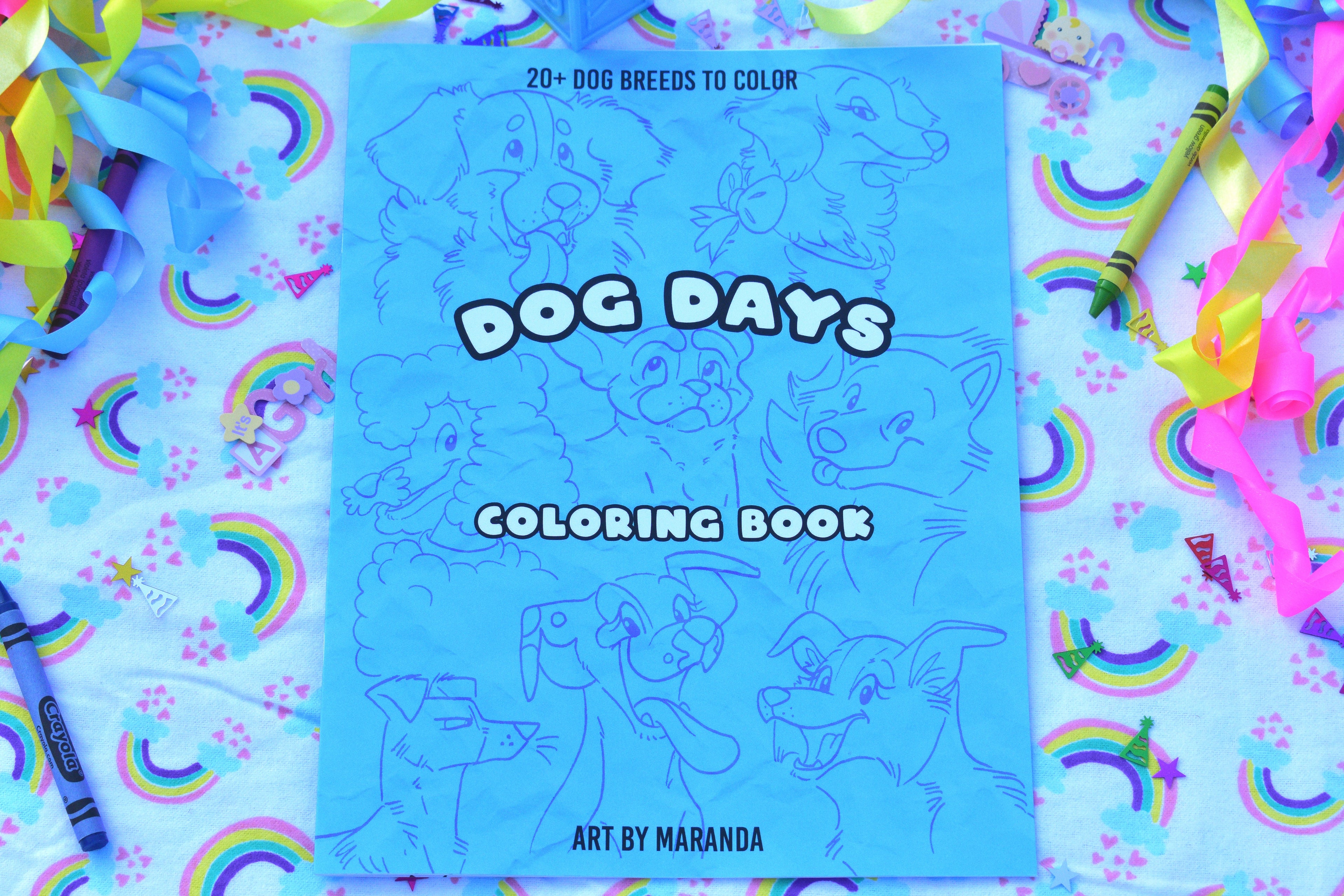 Dog Days Coloring Book