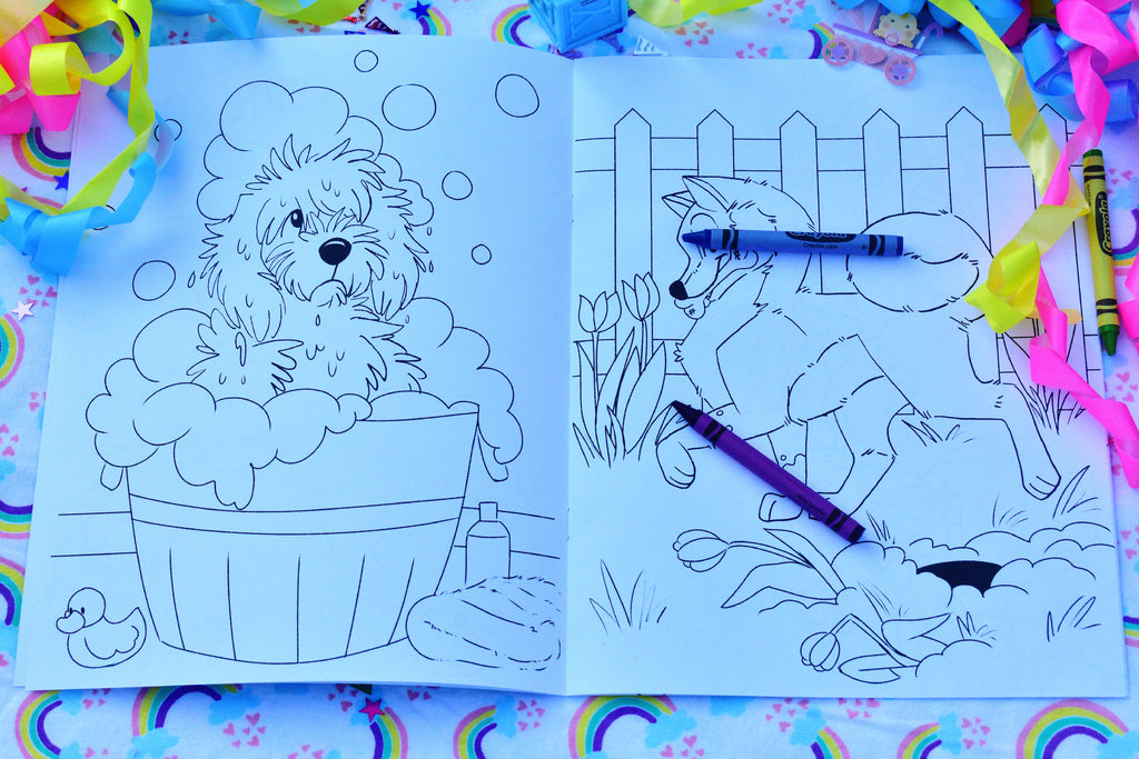 Dog Days Coloring Book