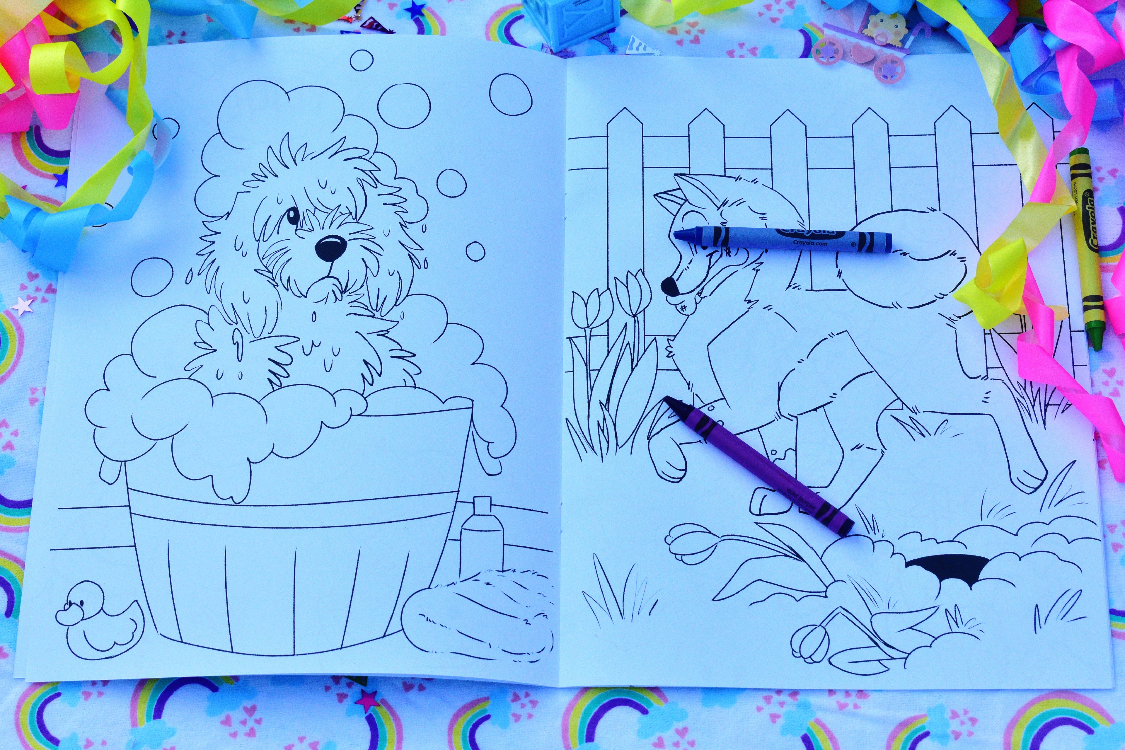 Dog Days Coloring Book