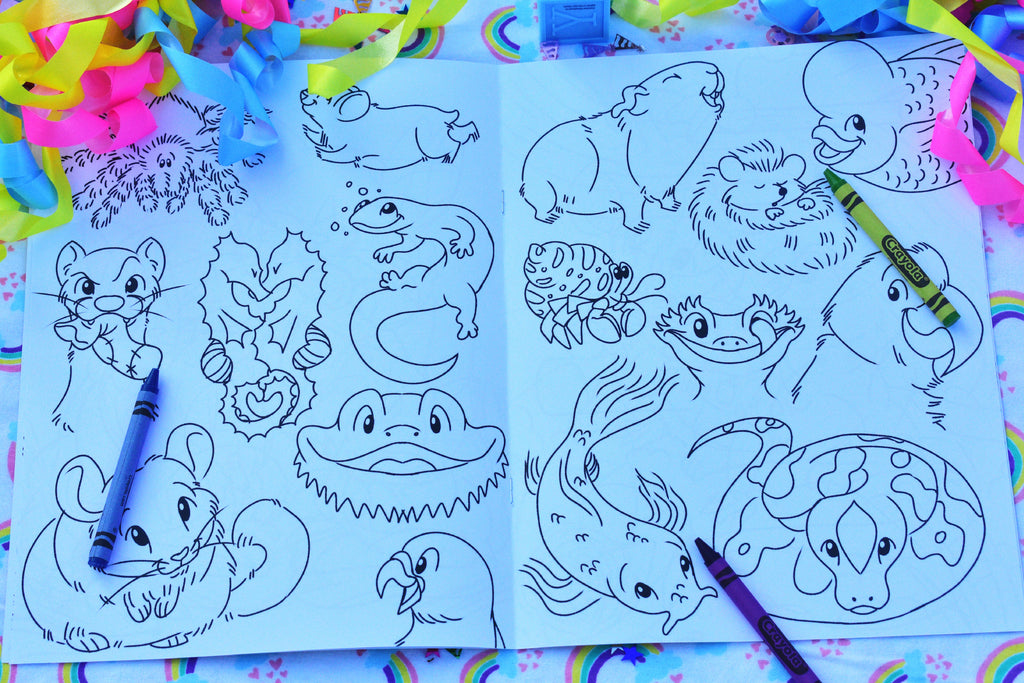 Critter Collection Coloring Book