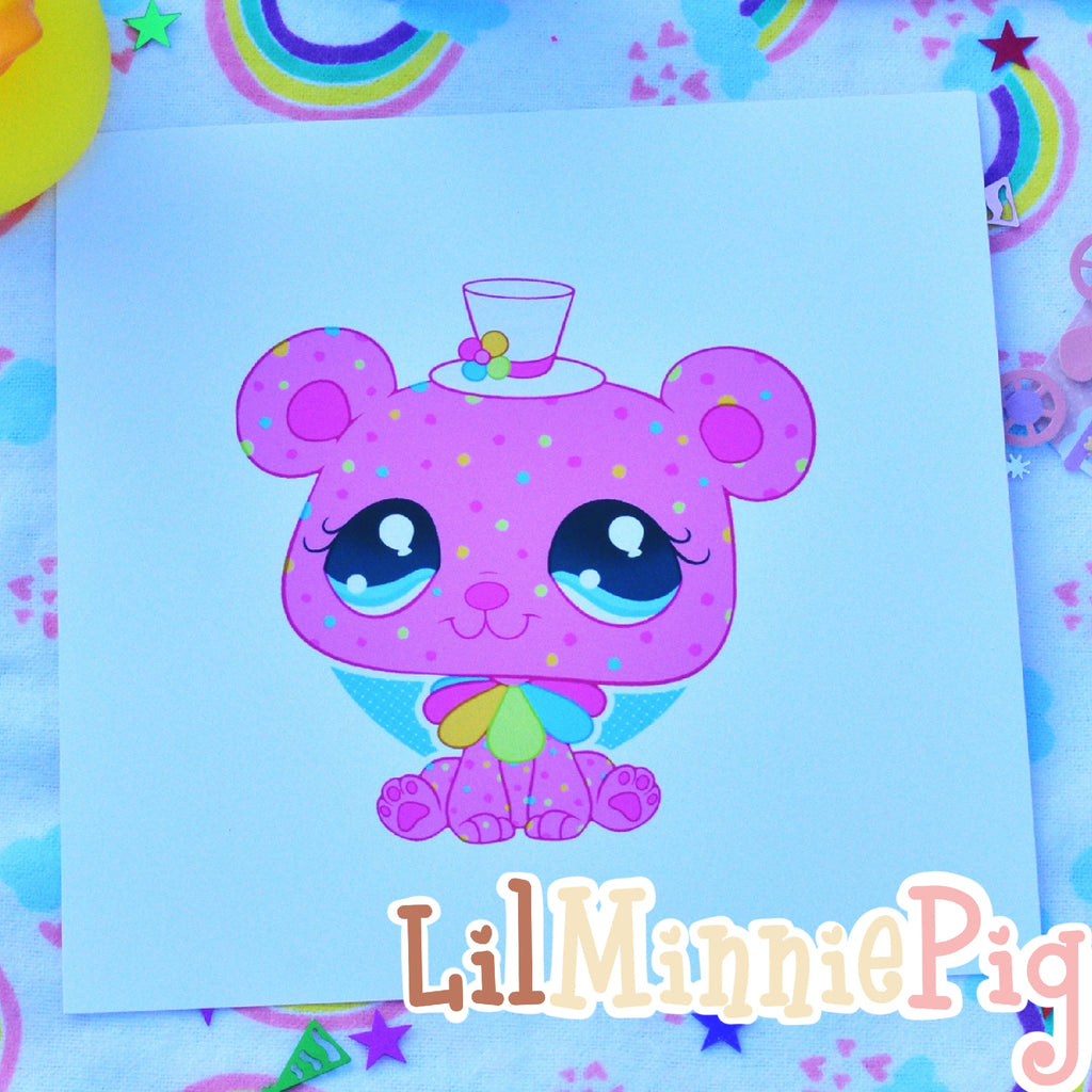 Circus Cookie Bear Print