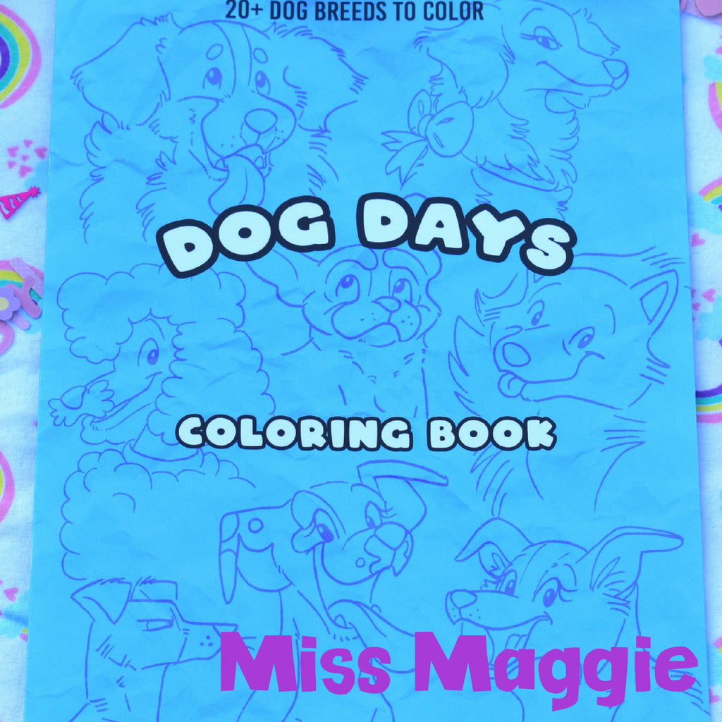 Dog Days Coloring Book
