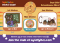 Wyldtykes Monthly Sticker Club!
