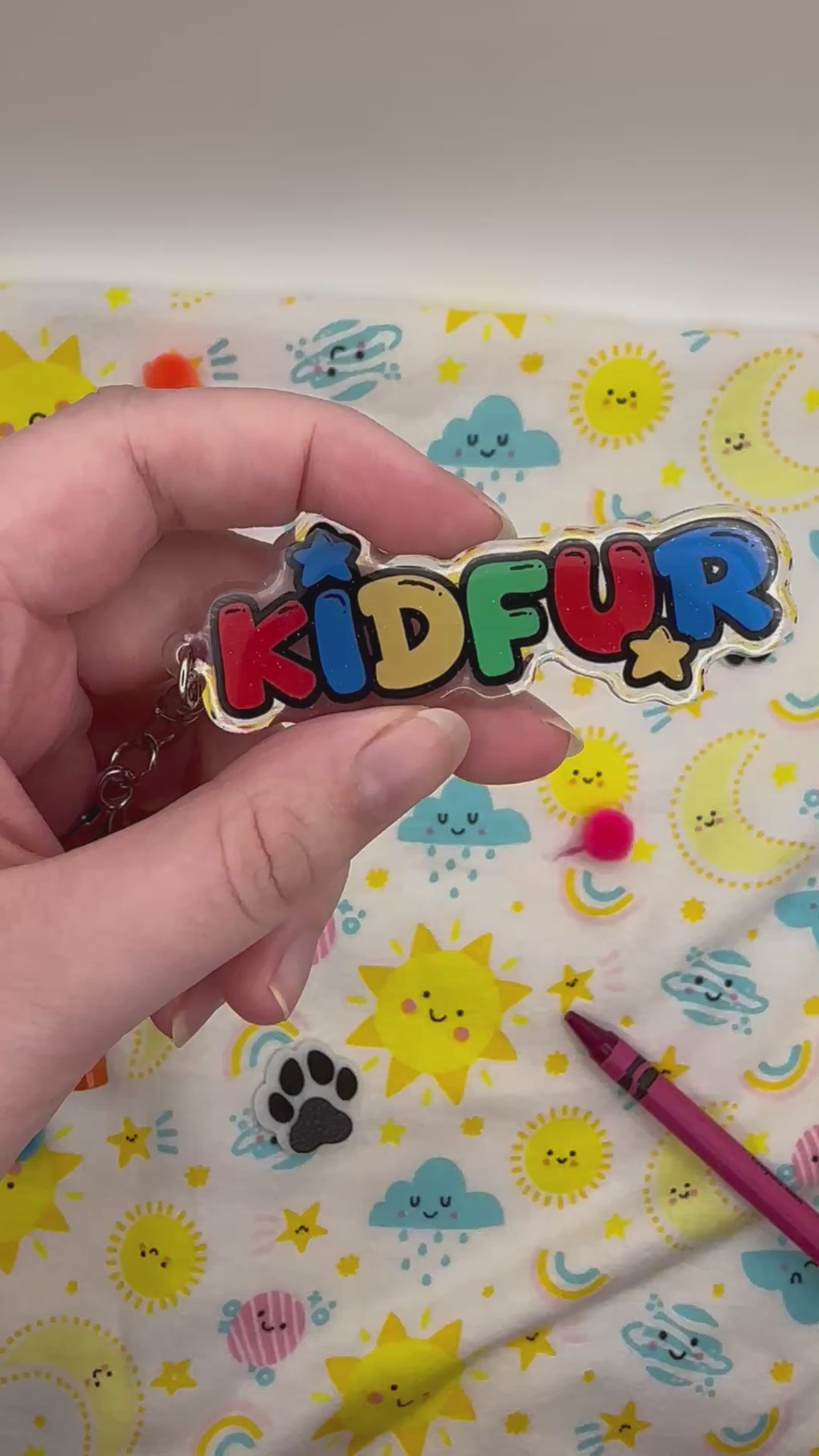 Kidfur Keychain