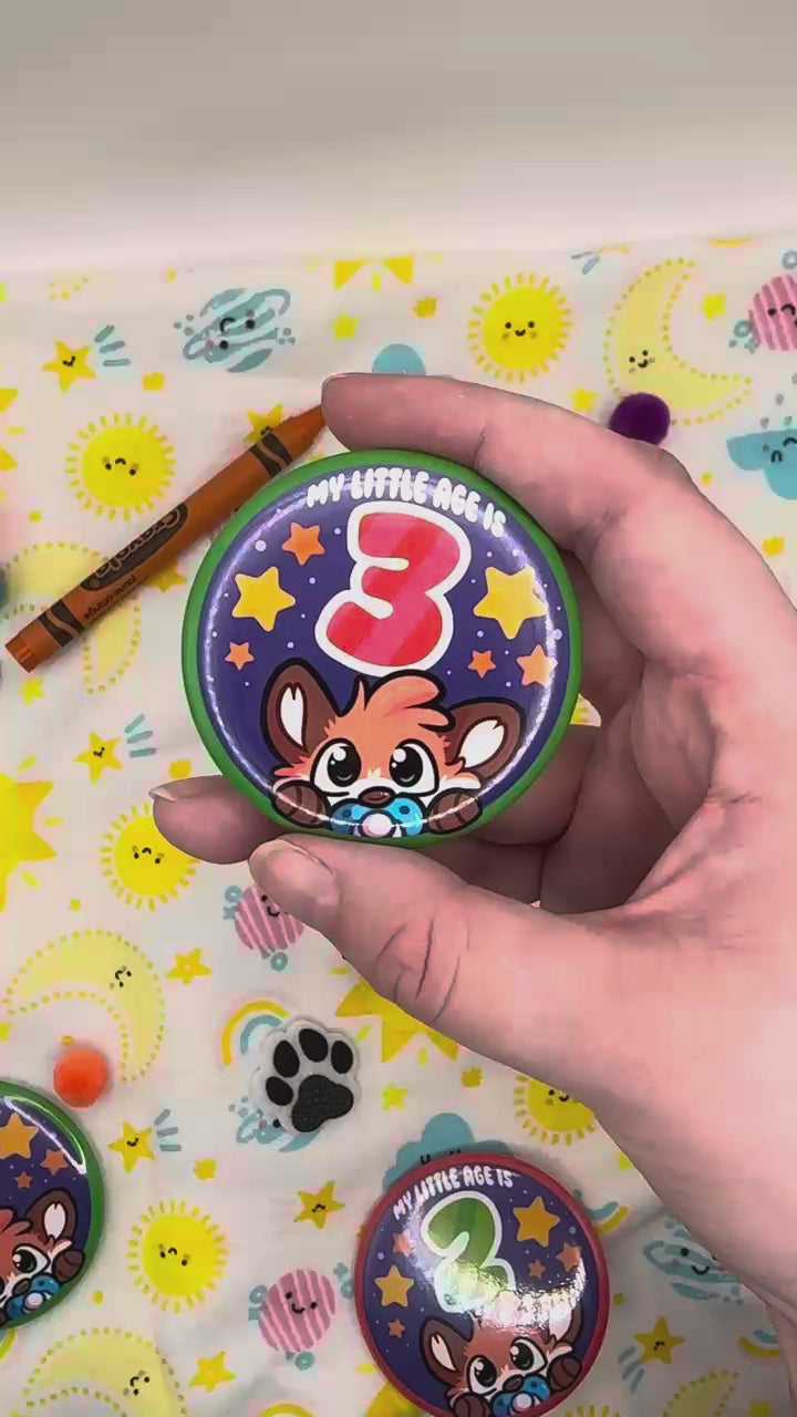 My Little Age Buttons